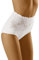 Wolbar Damen Sexy Shapewear-Slips Spitze Miederslip Hohe Taille Figurformende WB207, Weiß,XL