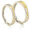 Banemi Freundschaft Ringe Silber 925, Finger Ringe Set Meteor Weiß Runde Form Zirkonia Gravieren Offen Verstellbar Ringe Valentinstag Schmuck