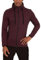 TCA Men’s Revolution Tech Workout Thermal Running Hoodie Jacket with Zip Pockets and Thumbholes - Burgundy Marl, L