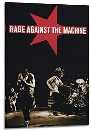 LIOONS Rage Against The Machine Poster, dekoratives Gemälde, Leinwand, Wandposter und Kunstbild, modernes Familien-Schlafzimmer, 30 x 45 cm