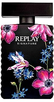 Replay - Signature For Woman Eau De Parfum - Profumo Donna Fresco ed Elegante, Fragranza olfattiva della famiglia Chypre - Floreale. Flacone da 30 ML