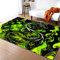 Morbuy 3D Tier Drucken Teppich Wohnzimmer Flanell Kurzflor Teppiches, Modernes Teppich Waschbar rutschfest Krabbelmatte für Kinderzimmer Schlafzimmer Dekoration (120x160cm,Drachen)