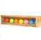 Freezing point Golfball-Vitrine, klein, Holz, Schattenbox, Wandregal, Golf-Geschenke für Kinder, Damen, Herren, 6