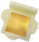 dshyuauoci 100 Blatt Blattgold Essbar Geben Sie eine Pinzette, 24K Blattgold für Torten 14x13,5CM Blattgold-Dekoration Lebensmittelverwendung, Basteldekoration, zum Küchenverwendung