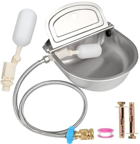 Dog Water Bowl Dispenser,Automatic Dog Water Dispenser,Goat Waterer,Automatic Horse Waterer,Livestock Water Bowl,Automatic Water Dispenser for Dogs, Outdoor Water Bowl for Dogs