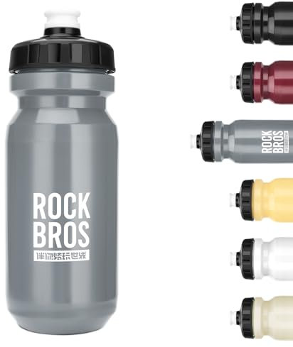 ROCKBROS Fahrrad Wasserflasche 600ml Trinkflasche Sport BPA-Frei Auslaufsichere Flasche Radfahren Wasserflasche für Fahrrad Camping Gym Wandern