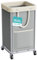 JYPS Laundry Basket 150L, Large Laundry Hamper with Wheels and Handle, Removable Washing Baskets& 2 Side Bags, Waterproof Oxford Fabric Laundry Bin for Dirty Clothes Storage, Bedroom,Laundry Room,Grey