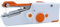 filheraze Macchina da Cucire Portatile, Mini Macchina da Cucire Manuale, Mini Macchina da Cucire Manuale Manuale Elettrica Principiante Mini, Adatto per Abbigliamento, Tessuti, Viaggio (Arancione)