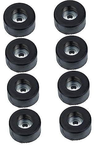 DIYEAH 8Pezzi Gomma per Altoparlanti Isolatori per Amplificatori Cuscini Antivibrazione Compatibili con Elettroniche Hifi e Accessori Audio