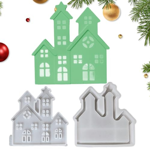 In Silicone Per Artigianato, Centrotavola In Silicone Riutilizzabili, 1 Coppia Stampo Resina Gesso Da Costruzione, Per Cera Pasta Di Zucchero Soggiorno Cucina Feste Vacanze Compleanno Matrimonio