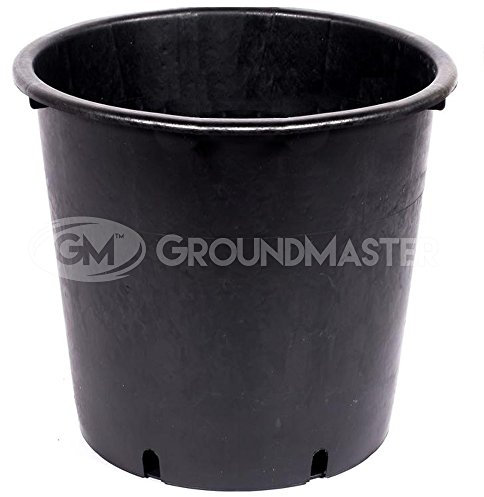 GroundMaster 25L Heavy Duty Plant Pots - Plastic Garden Soil Tree Container
