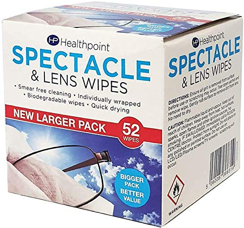 Healthpro Spectacle Wipes Extra Value Pack of 52