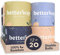 Betterway Bamboo Toilet Paper 3 PLY - Eco Friendly, Sustainable Toilet Tissue - 12 Double Rolls & 360 Sheets Per Roll - Septic Safe - Organic, Plastic Free, Compostable & Biodegradable - FSC Certified