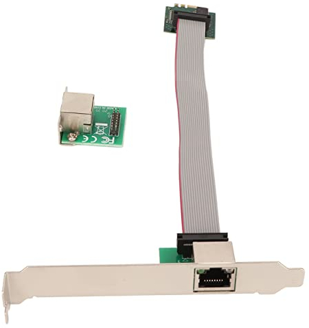 Adaptateur Réseau Serveur Gigabit Ethernet, Carte Réseau Serveur Gigabit M.2 A+E I210AT, Carte Réseau Ethernet à Port Unique RJ45 10/100/1000 Mbps pour Server, Linux