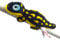 NICI 48773 Magnettier Salamander Don Fuego Green 12cm, Gelb