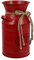 Rustikale Blumenvase Metall Milchkanne, Verzinkter Vintage Blumenhalter, Shabby Chic Dekoration FüR Zuhause, Wohnzimmer, KüChe, Bauernhaus, Rot