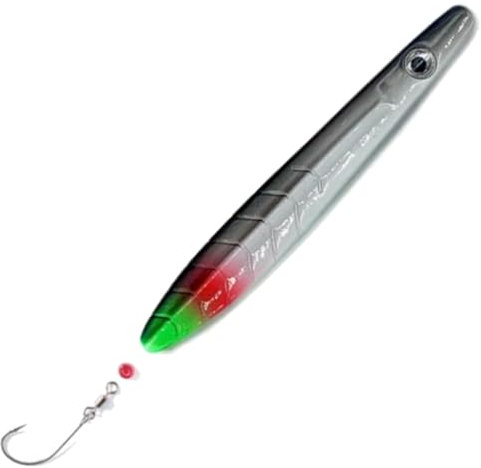Troutwerk Inlineblinker - Blinker, 5g, 6,5cm, Schwarz/Weiss/Pink/Grün, 1 Stück