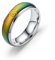 YAHOYA Japanischer Stil Animation Cosplay Ring Edelstahl Schmuck Titan Stahl Männer Ring Temperaturänderung
