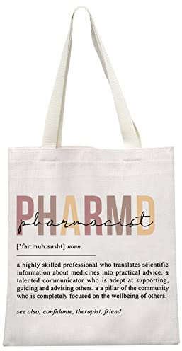 JTOUK Rx Apotheker-Tragetasche für Apotheker, Apotheken, Tech-Studenten, Geschenk, Apotheker-Definition