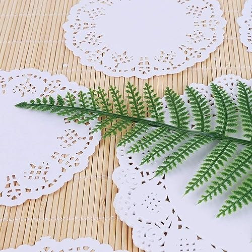 MIFANI Napperon 100pcs Rond Dentelle Papier Tapis sous-Verres napperons Mariage événement fête faveurs de Table (4,5 Pouces) (Size : 4.5 inch)
