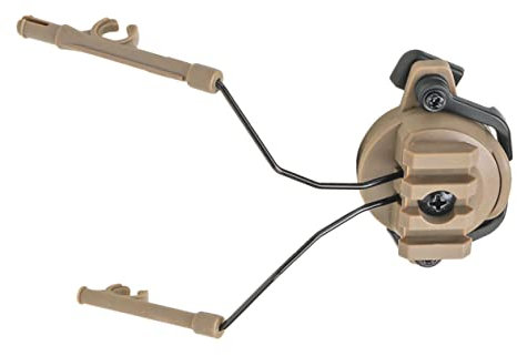 Toddmomy Kopfhörerständer Satz Helmschienenadapter Ohrenschützer Für Jagdhelme Comtac Helmadapter -Headset-Adapter Teile Für Das Outdoor-schießen Outdoor-helmschiene Kopfhörer