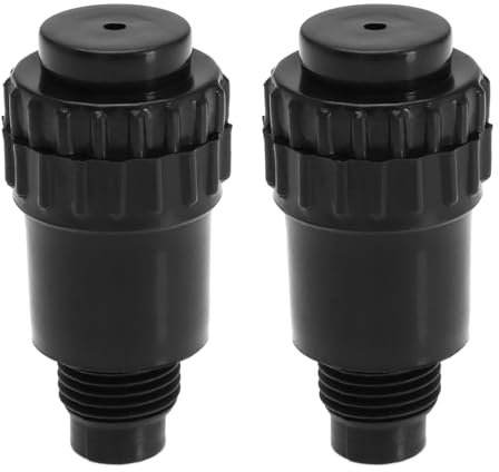 Create idea 2 Pezzi 16mm Filettatura Esterna Connettore Tappo Olio Compressore Connettore Tappo Olio Accessorio Adatto Per Compressori Aria Plastica Nera