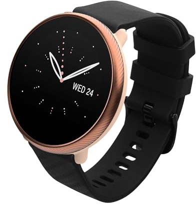 kwmobile Ersatzarmband kompatibel mit Polar Ignite 2 / Unite/Pacer Armband - Fitnesstracker Band aus Silikon - Carbon Print Band für Smartwatch - Schwarz