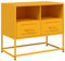 vidaXL Mobile TV Giallo Senape 68x39x60,5 cm in Acciaio
