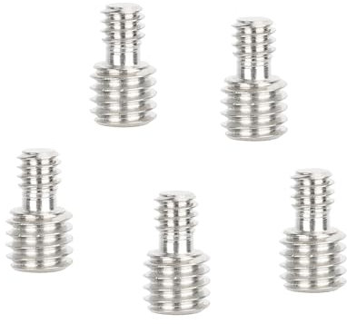 CAMVATE Lot de 5 adaptateurs à vis 1/4-20 mâle vers 3/8-16 mâle 3663