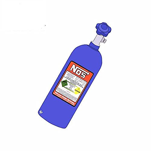 13 cm x 4,4 cm für NOS Flasche Nitrous Auto Aufkleber LKW Aufkleber Stoßstange Fenster DIY