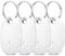 Air Tag 4 Pezzi, Smart Tracker Funziona con Apple Dov'è App (solo iOS), Batteria Sostituibile Bluetooth Trova Oggetti, 2 anni Utilizzabile Localizzatore Chiavi per Chiavi/Bagagli/Valigie/Portafogli