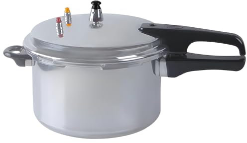 Mini olla a presión de 3 litros para cocinar eficientemente en estufas de gas e inducción, diseño de aluminio que ahorra espacio, comidas rápidas y saludables para 2-3 personas