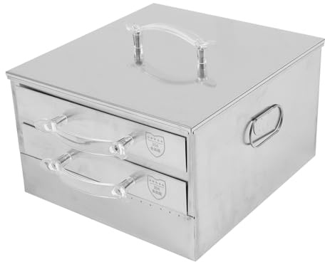 MUCKLILY Dampfgarer Reisnudeln Edelstahl 304 Schubladen Dampfmaschine Haushaltsgerät Kompatibel Mit Gas Und Induktionsherd Hitzebeständig Ergonomischer Griff