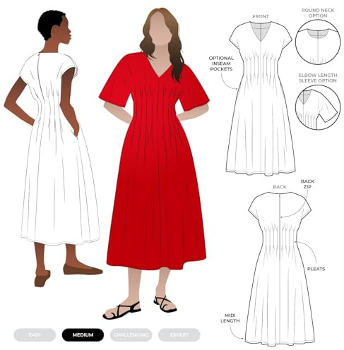 Style Bow Sewing Pattern - Bronte Woven Dress (Sizes 04-16)