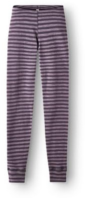 Dilling Leggings aus 100% natürlicher Merinowolle für Damen - Lila Streifen 44