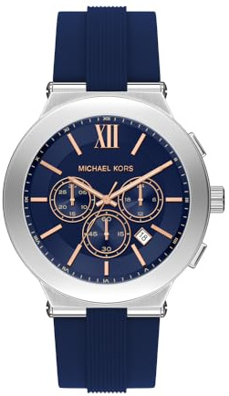 Michael Kors Billie Herren 44MM Goldfarbene Edelstahl Uhr, MK9220
