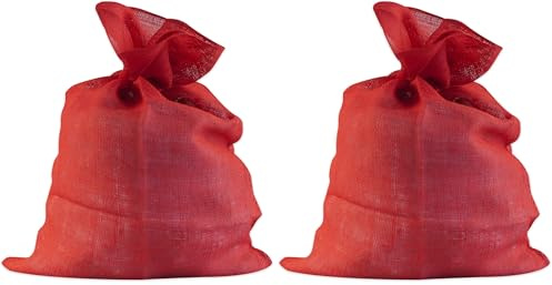 Windhager Saco de Yute Multifuncional, protección Invernal para Plantas en macetas y macetas, Rojo, 70 x 100 cm, 06070 (Paquete de 2)