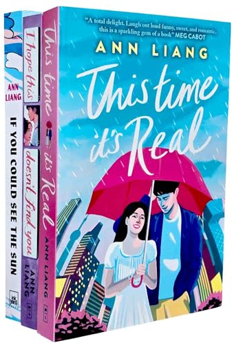 Ann Liang 3 Books Collection Set (This Time It's Real, If You Could See the Sun & I Hope This Doesn't Find You)