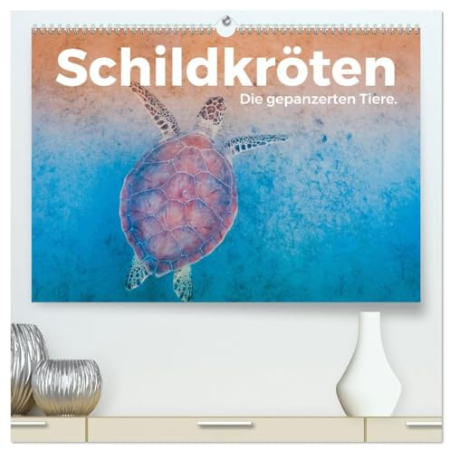 Schildkröten - Die gepanzerten Tiere. (hochwertiger Premium Wandkalender 2026 DIN A2 quer), Kunstdruck in Hochglanz: Tauchen Sie ein in die tolle Welt der Schildkröten. (CALVENDO Orte)