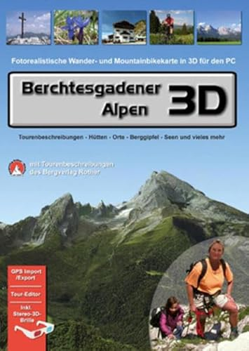 Berchtesgadener Alpen 3D - 3D RealityMap: Fotorealistische Wander- und Mountainbikekarten in 3D für den PC - DVD