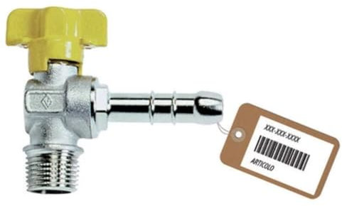 Robinet à bille à gaz à équipe M 1/2 x 14 méthane f-brico
