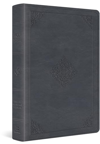 ESV Large Print Wide Margin Bible (TruTone, Slate Blue, Ornament Design): English Standard Version, Slate Blue, Trutone, Ornament Design, Wide Margin