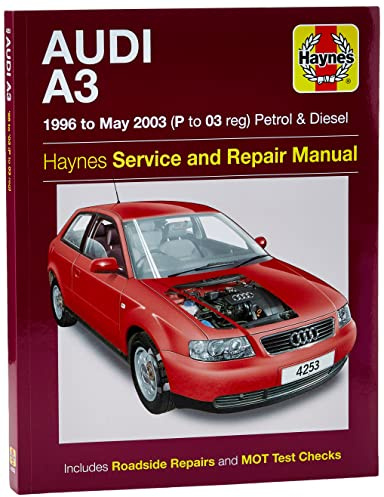 Audi A3 Petrol & Diesel (96 - May 03) Haynes Repair Manual: 96-03