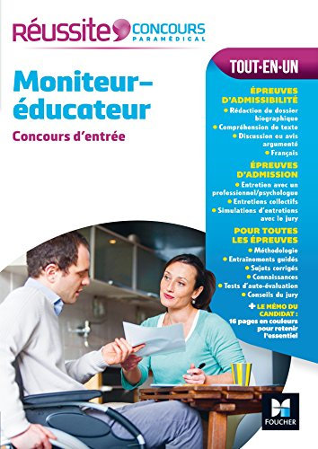 Moniteur-éducateur: Concours d'entrée