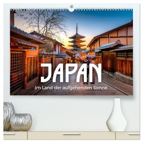 Japan - Im Land der aufgehenden Sonne. (hochwertiger Premium Wandkalender 2026 DIN A2 quer), Kunstdruck in Hochglanz: Entdecken Sie den wunderschönen ... Städten und Landschaften. (CALVENDO Orte)