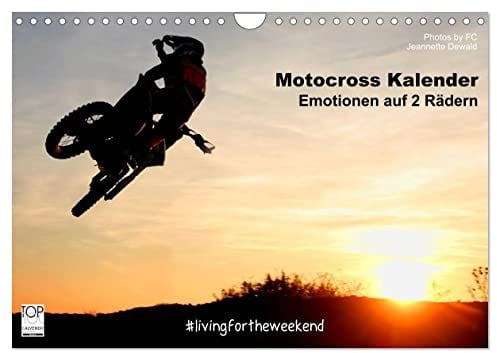 Motocross Kalender - Emotionen auf 2 Rädern (Wandkalender 2026 DIN A4 quer), CALVENDO Monatskalender: 12 unverwechselbare Motocross Momente aus dem ... by FC - Jeannette Dewald (CALVENDO Sport)