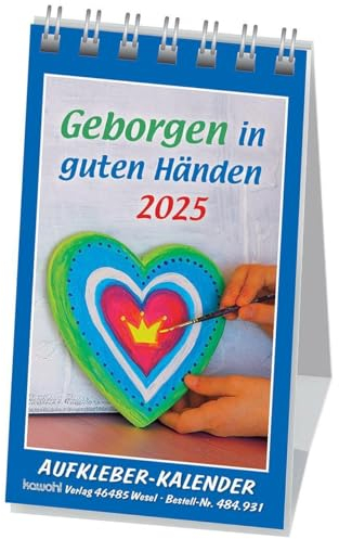 Geborgen in guten Händen 2025: Mini-Aufkleber-Kalender