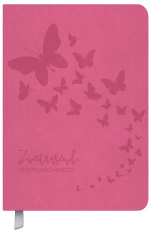 Timer Soft Touch magenta 2027: Terminplaner in Lederoptik. Terminkalender mit Wochenübersicht und Lesezeichenband. Taschenkalender im Format: 11 x 16 cm