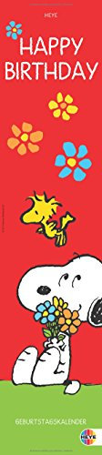 Snoopy Geburtstagskalender: Immerwährender Kalender mit Peanuts-Cartoons