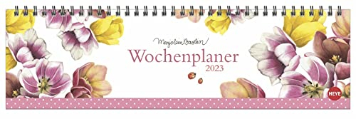 Marjolein Bastin: Wochenquerplaner 2023. Übersichtlicher Umklapp-Kalender 2023 mit zarten Naturillustrationen. Kalender für Schreibtisch oder Wand mit Wochenkalendarium.